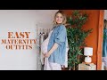 MOST WORN MATERNITY OUTFITS | 8 Months Pregnant