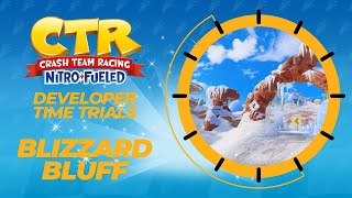 Blizzard Bluff (1:13:17) | Developer Time Trial | CTR Nitro-Fueled