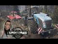 Spintires MP #16 ☆ Wtopa, Braterska Pomoc, New Holland Power, 2x Case IH Quadtrac 620 ㋡ MafiaSolec