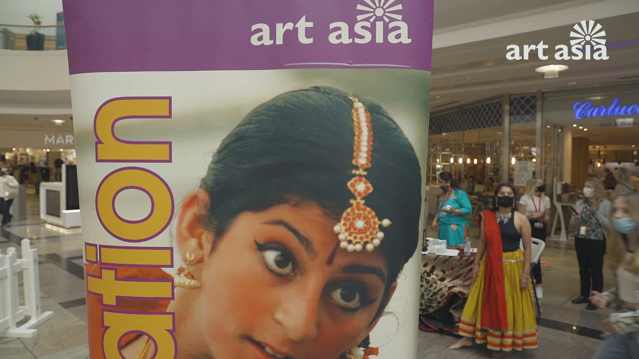 Art Asia's dance and dhol performance - Elephant Parade, Westquay Southampton