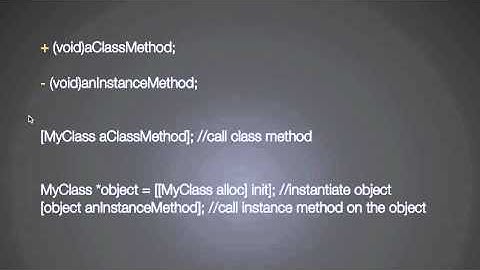 appBuilderTV.com  Objective-c Class and Instance Methods