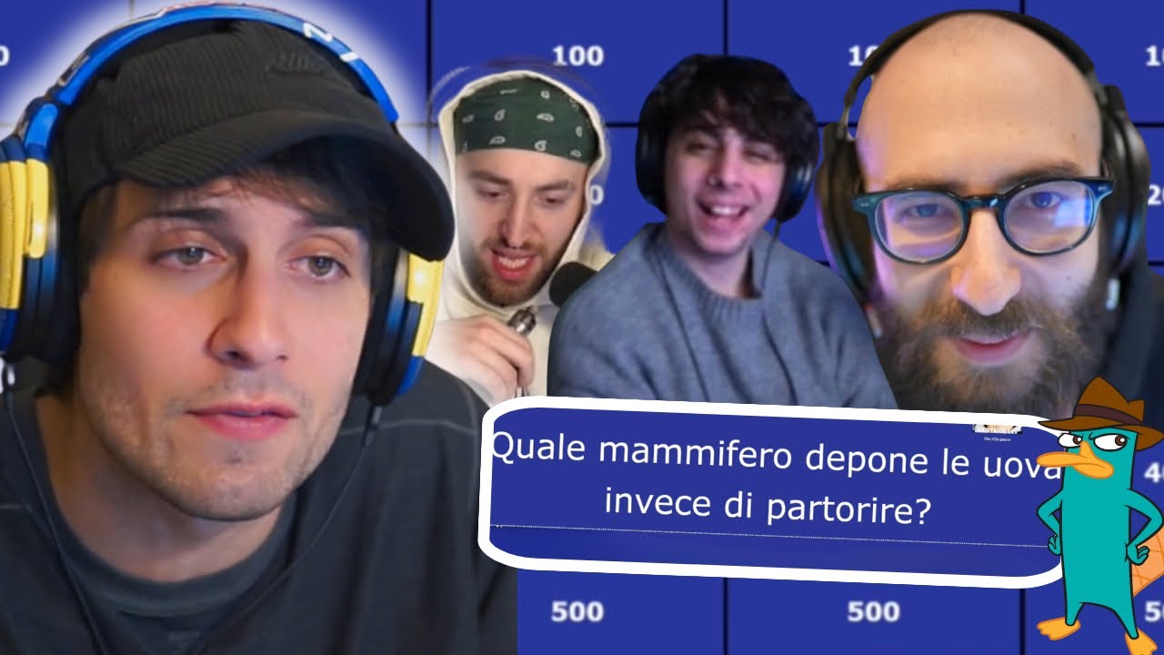 QUALE MAMMIFERO DEPONE LE UOVA‼️JEOPARDY 2 VS 2‼️BLUR E MARZA VS MANUUXO E PESH‼️CHI AVRÀ LA MEGLIO🔝