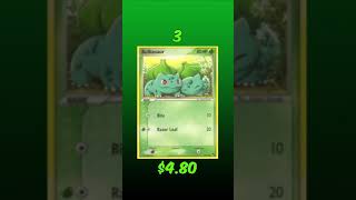 Top 5 Expensive Pokémon Bulbasaur Cards #shorts