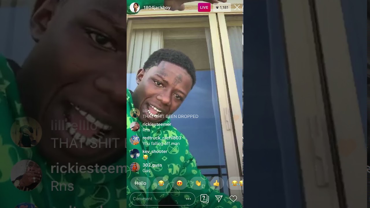 JACKBOY UPSET EVERYBODY USING KODAK SLANG ON IG LIVE 🤦🏾‍♂️🤒😈