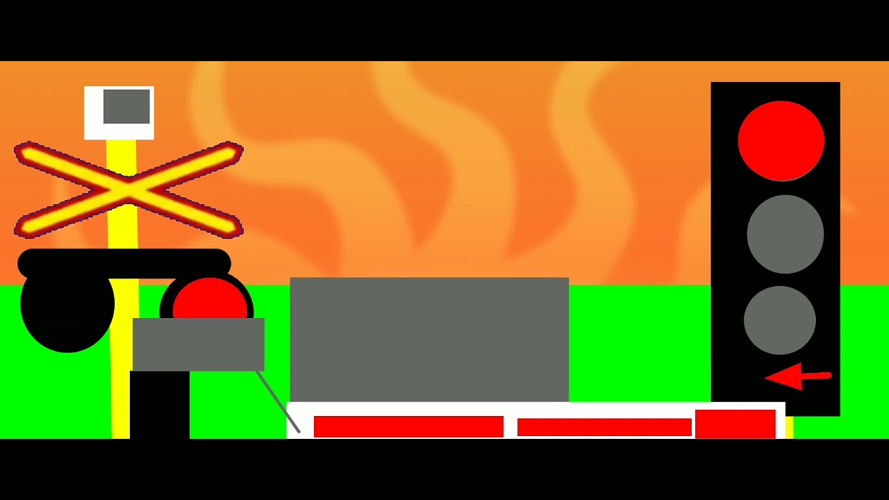 Railroad Crossing Train