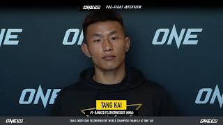 Tang Kai ONE Championship 160 pre-fight interview