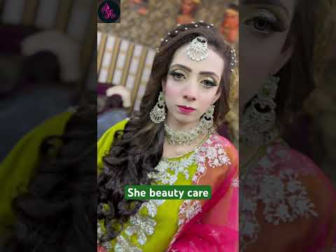 Mehndi bride by sadaf #makeup #makeupartist #shortsfeed #ytshorts