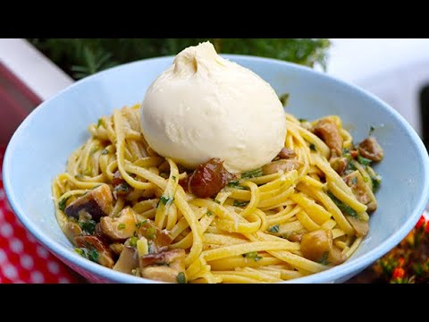 Creamy Mushroom Pasta #shorts | Vincenzo