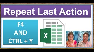 repeat last action | f4 repeat last action | CTRL + Y TO REAPEAT LAST ACTION IN EXCEL | EXCEL Wealth