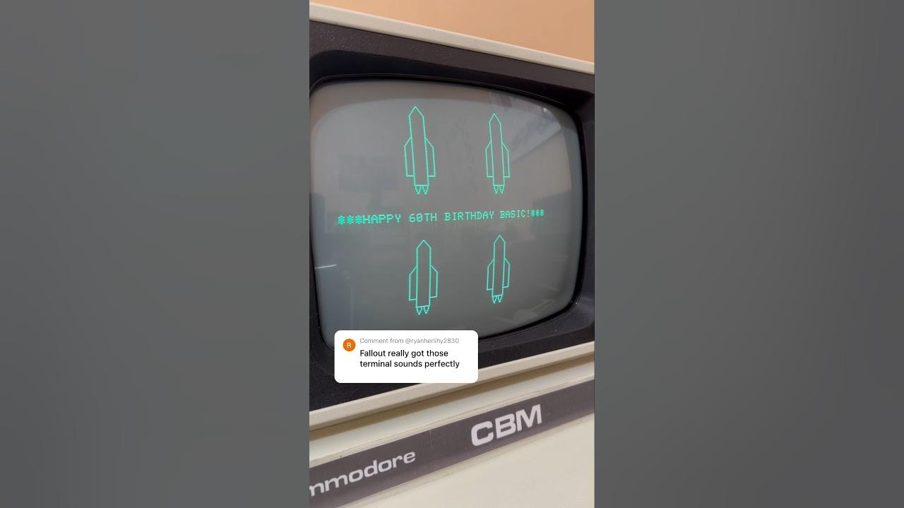 BASIC programming language debuted May 1st 1964! 10 PRINT program for ...