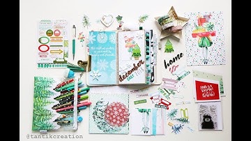 Setting up my December Daily 2018 With Cocoa Daisy Kits (Ad)