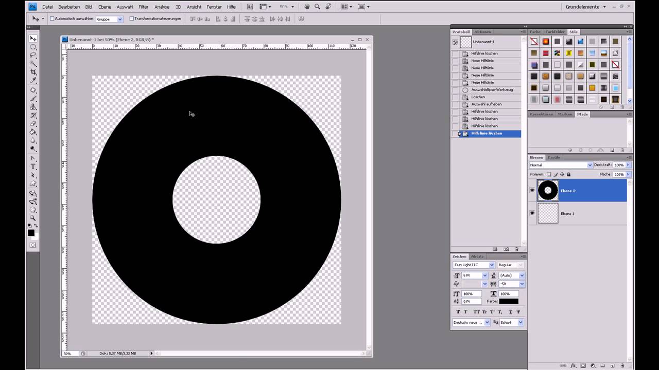 Cd Label Erstellen Photoshop Tutorial Youtube