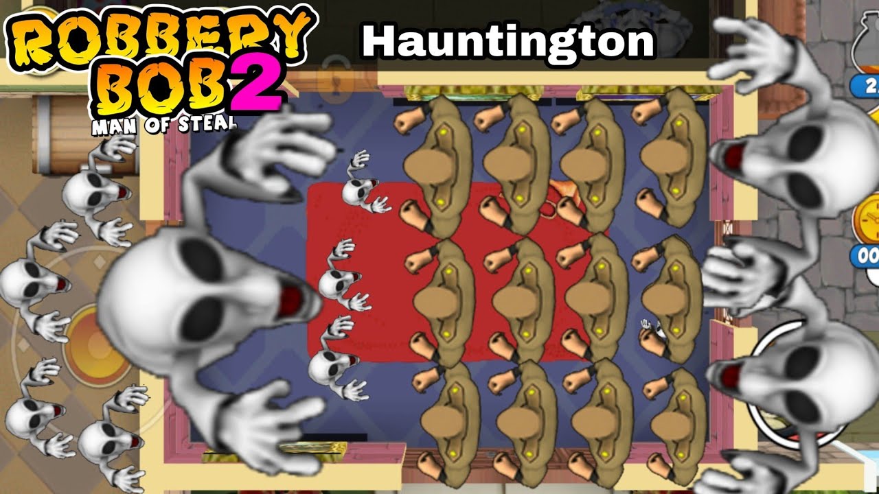 Robbery Bob 2 Use Two Super Thieves - Hauntington Part 21