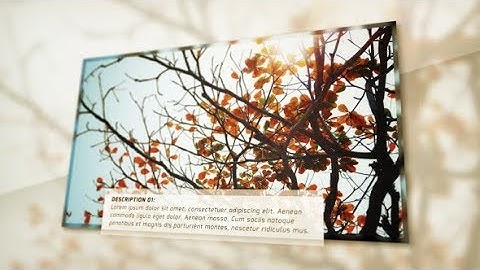 After Effects Template - Autumn Promo Slideshow by munjakos | AE Video Display Template #Videohive