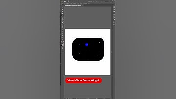 How to use Show and Hide Corner Widget In Adobe Illustrator
