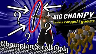 This is factually the worst bow in RuneScape Champion Scroll Only Ironman