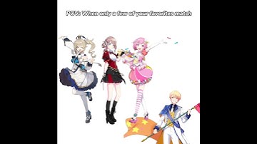 POV: When only a few of your favorite characters match || late trend || #pjsk #genshinimpact #pov