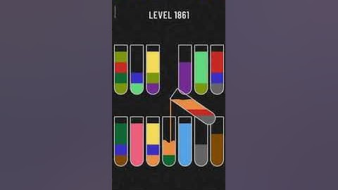 Water sort puzzle level 1861