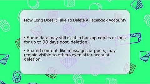 How Long Does It Take To Delete A Facebook Account? - Everyday-Networking