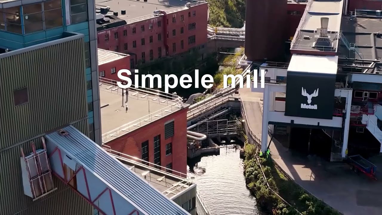 Metsä Board Simpele mill modernisation | Drone footage inside and outside the mill