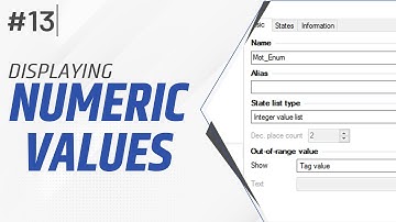 Displaying Numeric Values | How to Display Number in SCADA | SCADA Tutorial