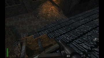 RTCW secrets walkthrough - Mission 14: The Bombed Factory [HD]