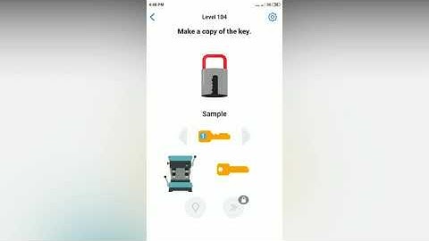 Easy Game - Make a copy of the key - Level 104 solution