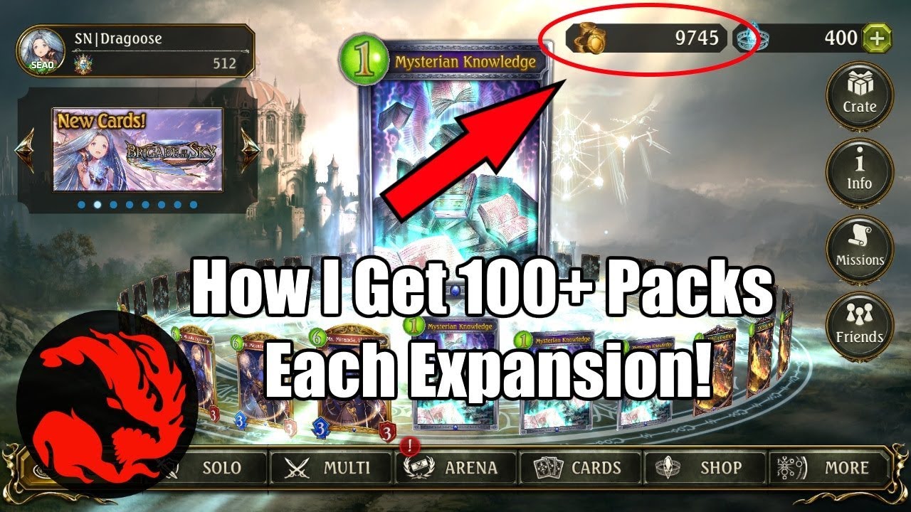 [Shadowverse] How To Have 100+ Packs Each Expansion!