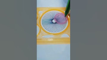 simple Spirograph drawing 66 #spirograph #spirographdrawing #spirography #shorts #trending