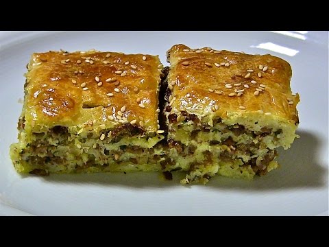 Börek-Börek mit Rinderhackfleisch-Türkisches