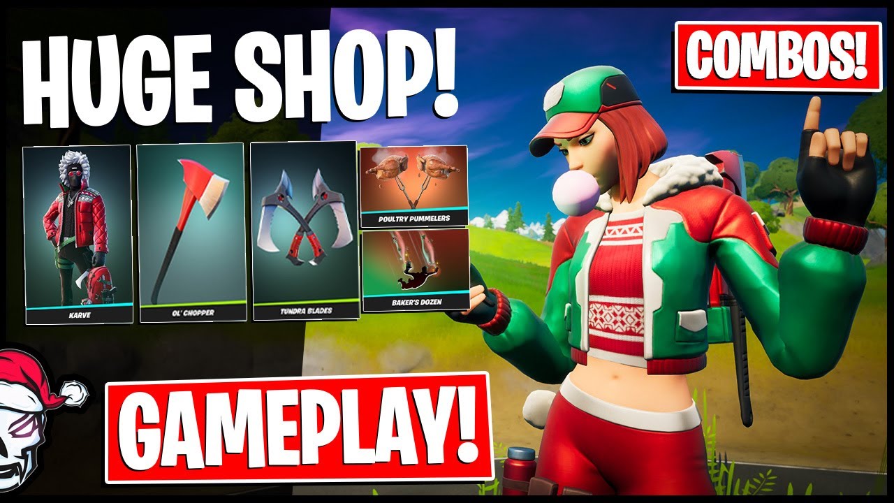 HUGE Item Shop! HOLLY STRIKER KARVE Before You Buy! (Fortnite