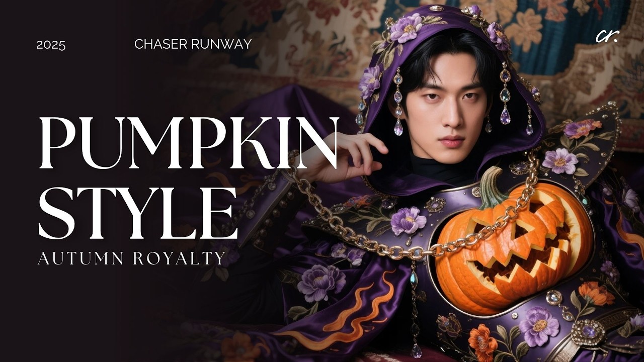 Men’s High Fashion | Fashion Meets Pumpkins & Crowns