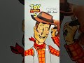 Drawing Woody in different Levels #art #drawing #toystory #shorts