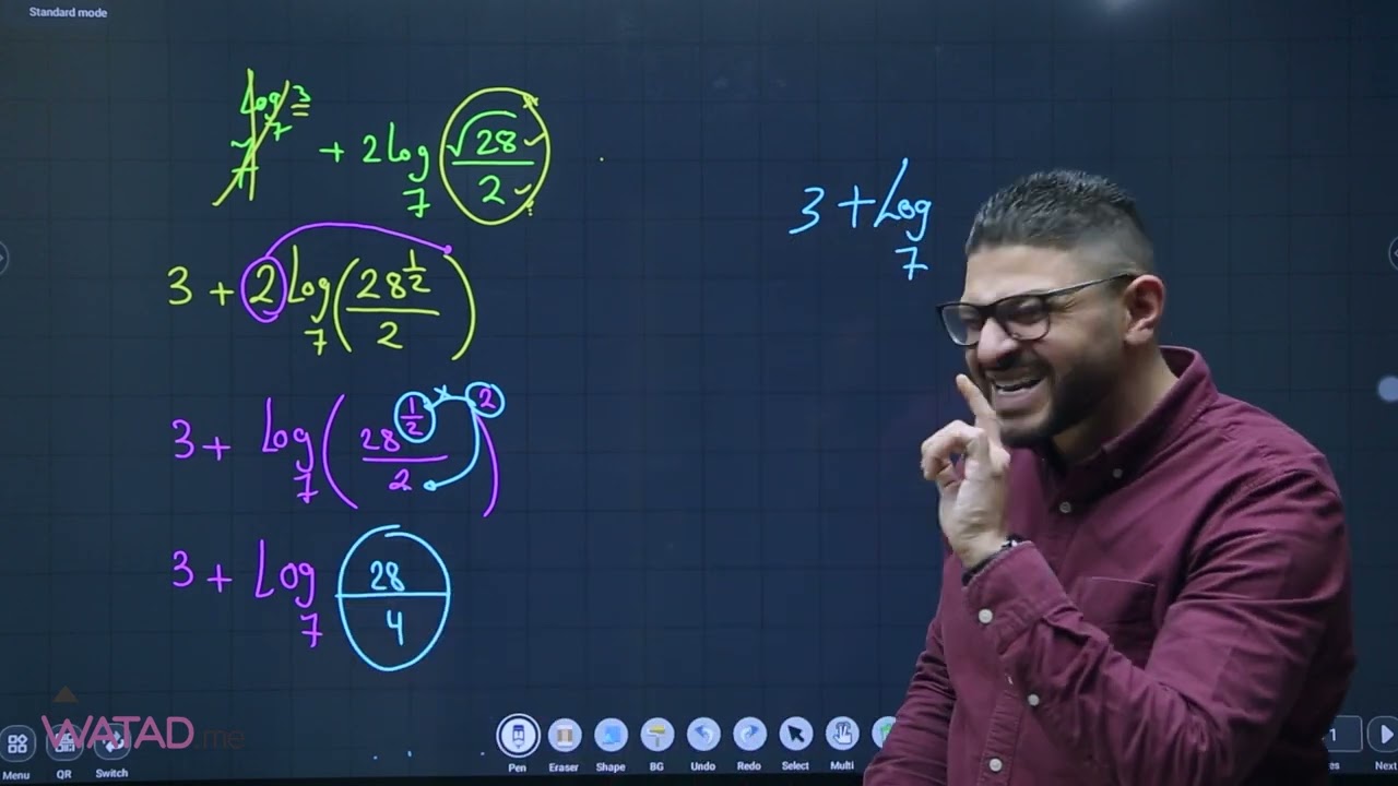 حل الأمتحان الوزاري - تكميلي - رياضيات ادبي والفندقي الاستاذ يزن العقرباوي حل امتحان التكميلي 2006
