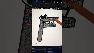 Alphabet lore~pick a color|Procreate #satisfying #sub #requestedvideo #art #magic #F #alphabetlore