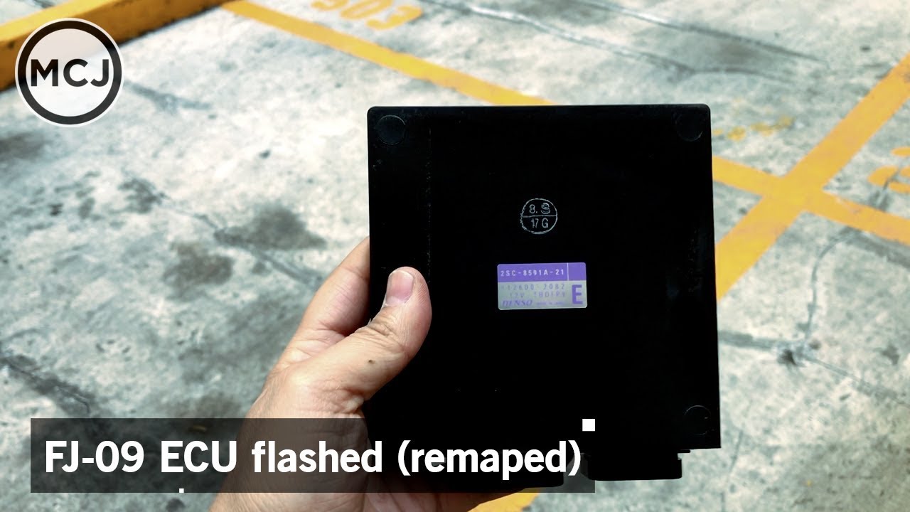 153 Yamaha FJ 09 ECU flashed - YouTube