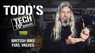 Todd's Tech Tip Quickies  British Bike Fuel Valves  Triumph, BSA, and Norton Motorcycles