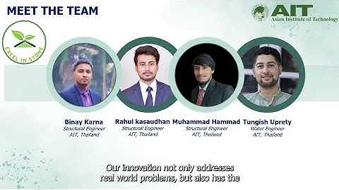 Excel in Stone presents "Thirsty Concrete" | BU Hackathon | AIT | Top 10