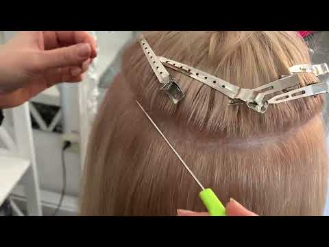 Наращивание волос на кератиновые капсулы- Капсулирование- Итальянское наращивание- Hair Extension-