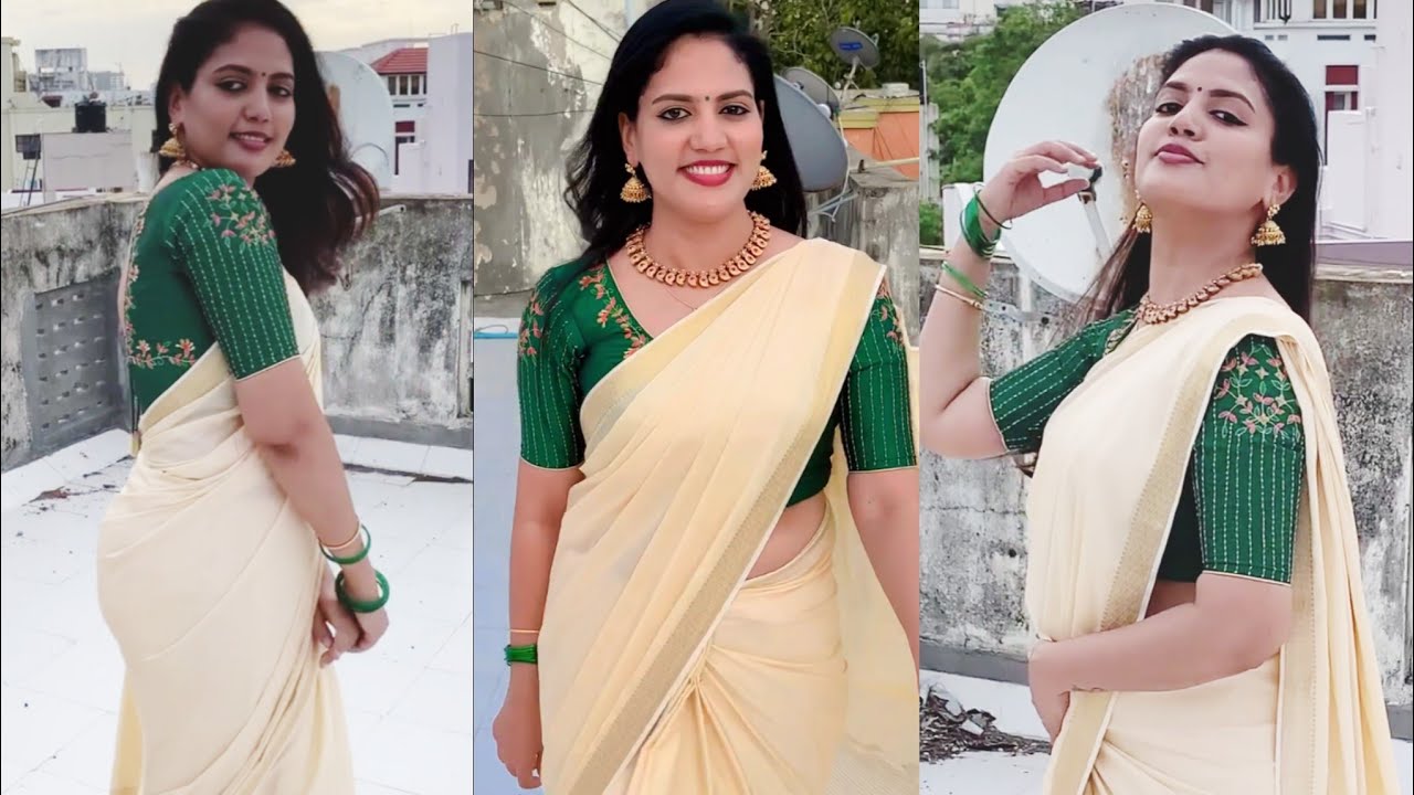 Panimalar panneerselvam hot iduppu😋 & bu*t in Saree