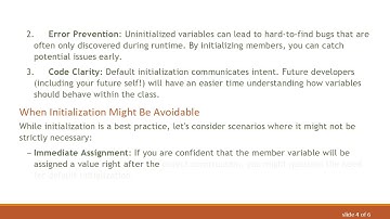 Is Default Initializing Class Members Always Advisable?