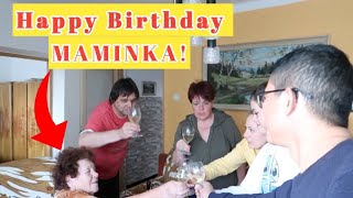 LITTLE BIRTHDAY SURPRISE FOR MY CZECH MOTHER INLAW