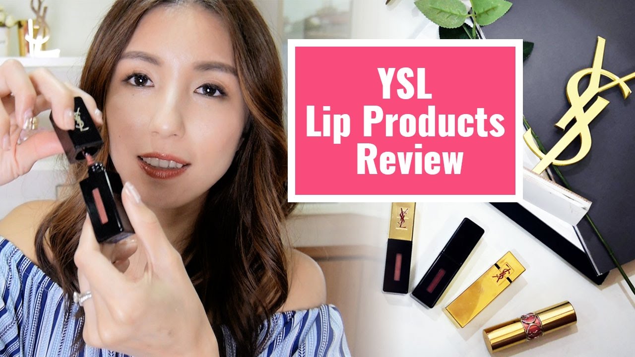 YSL各系列唇彩妝感分享 YSL Lip Products Review ♥ Nancy