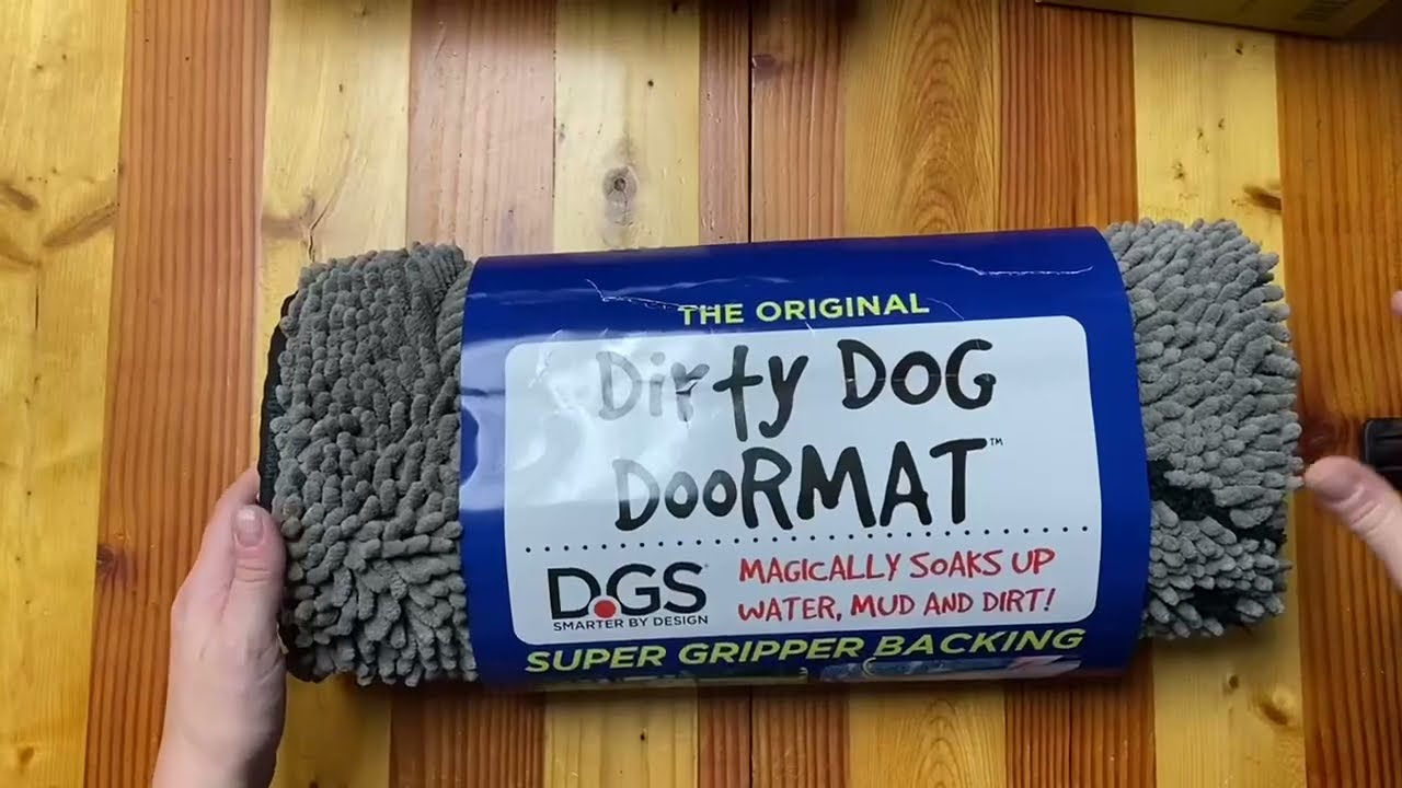 Dirty Dog Doormat   Leave the mess at the door!