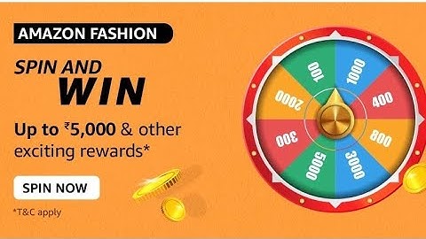 Amazon Fashion Spin And Win Quiz Answers Today | 20 Aug 2021