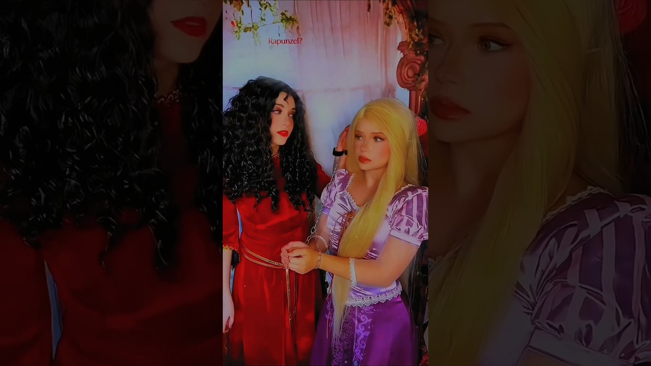 Don't ask to leave this tower | Mother Gothel & Rapunzel@nikkihatsunecosplay #cosplay | Tangled