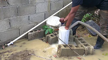 ¿Cómo hacer que el agua de pozo sea segura para beber?