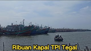 Ribuan Kapal Cantrang Tegal Pulang Kampung || Pelabuhan Tegal!!!