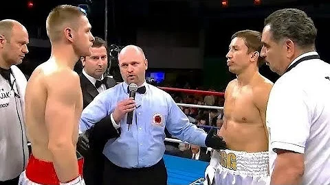 GRZEGORZ PROKSA VS GENNADY GOLOVKIN, BOXING FIGHT, HD.