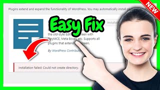 How to Fix 'Installation Failed: Could Not Create Directory'
